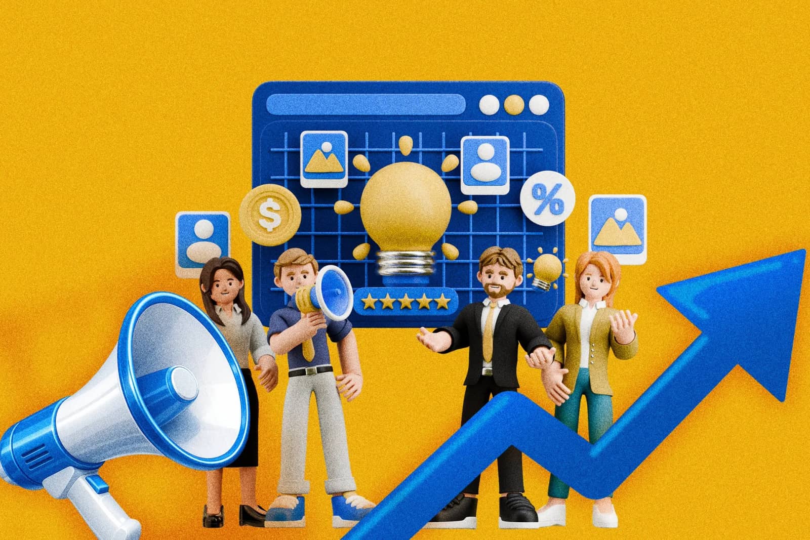Marketing illustration