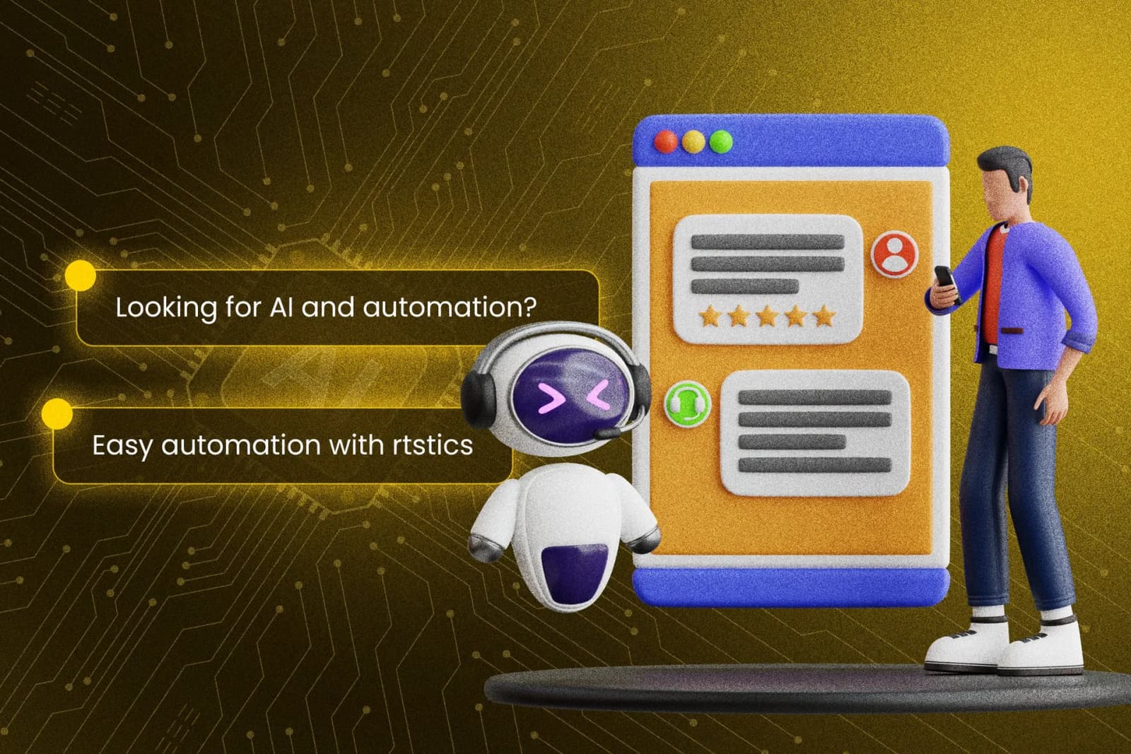 AI Agents & Automation illustration