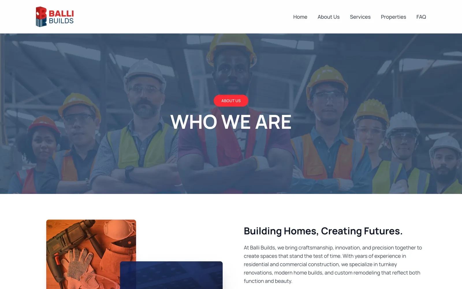 About page